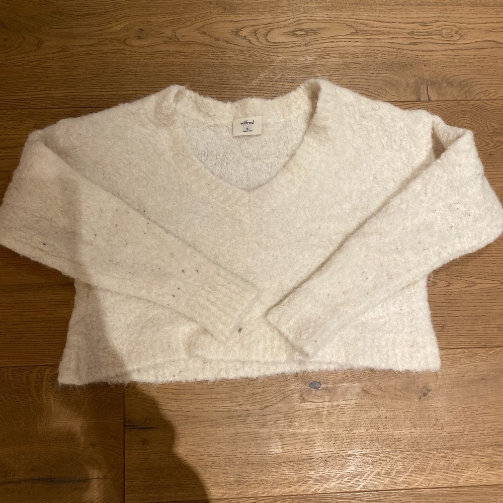 Cream Wilfred wool sweater